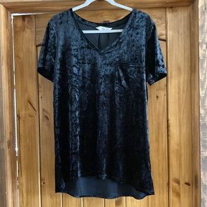 Velvet legging tee size large
